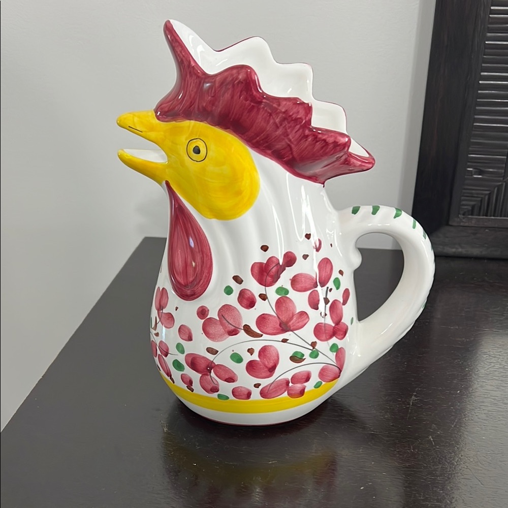 Italian pottery pitcher